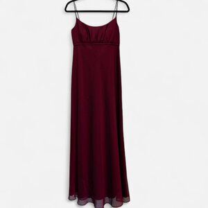 Vintage Michaelangelo Burgundy Formal Dress (sz 4)